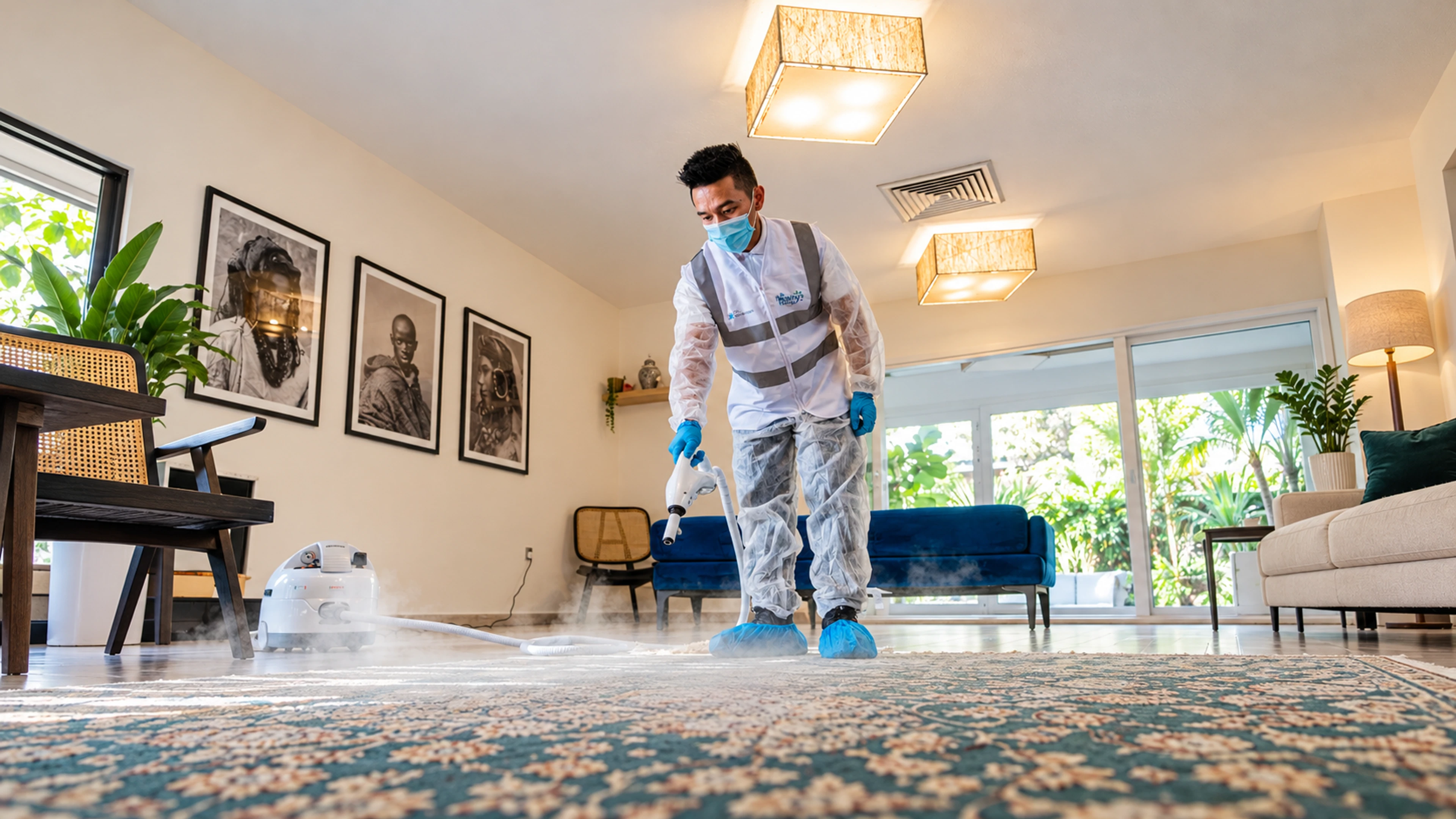 Carpet Cleaning service background